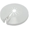 Toevoerbuizen & Hulpstukken|Kraanaccessoires > Sanivesk Rozet Enkel 8-22mm Wit 4 stuks