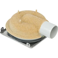 Afvoerbuizen & Hulpstukken > Sanivesk schrobputje Basic haaks 15x15cm Ø50mm