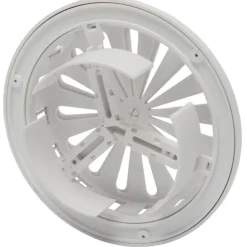 Sanivesk schuifrooster wit rond Ø 100-150 mm