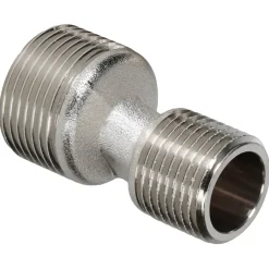 Sanitair Aansluitmateriaal > Sanivesk S-Koppeling 3/4"Mx1/2"M Chroom 2 stuks