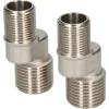 Sanitair Aansluitmateriaal > Sanivesk S-Koppeling 1/2"Mx3/8"M Chroom 2 stuks