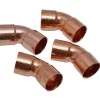 Sanitair Aansluitmateriaal > Sanivesk Soldeer Roodkoper Bocht 45gr 12x12mm FF