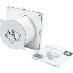 Sanivesk stille inbouwventilator Standaard wit Ø 125 mm