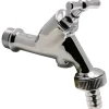 Sanitair Aansluitmateriaal > Sanivesk Tapkraan + Slangkoppeling + Beluchter 1/2"Mx3/4"M Chroom