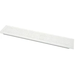 Sanivesk ventilatiestrip aluminium wit 40x8 cm