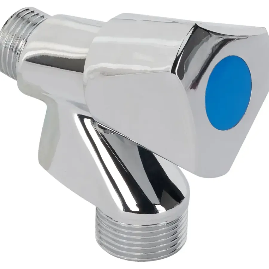 Sanitair Aansluitmateriaal > Sanivesk Wasmachinekraan 1/2"M Knop Chroom