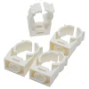 Toevoerbuizen & Hulpstukken|Kraanaccessoires > Sanivesk Zadel + Klikbevestiging 10-14mm Wit 10 stuks