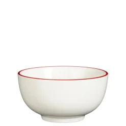 Schaal hart rood - h6,5xd12,5cm