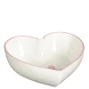 Schaal hart roze - l18xb17xh6cm