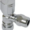 Sanitair Aansluitmateriaal > Schell Hoekstopkraan Knel 12x10mm Chroom KIWA