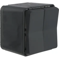 Schakelaars|Stopcontacten & Overige Contactdozen > Schneider Electric Mureva Styl serieschakelaar IP55 antraciet