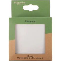Afdekramen|Inbouw Schakelmateriaal > Schneider Electric Schneider Merten D-Life blindplaat wit