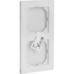 Afdekramen|Inbouw Schakelmateriaal > Schneider Electric Schneider Merten System-M Afdekraam 2-voudig Actief Wit