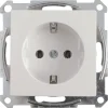 Inbouw Schakelmateriaal|Stopcontacten & Overige Contactdozen > Schneider Electric Schneider Merten System-M Enkel Geaard Stopcontact Actief Wit