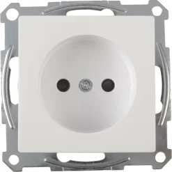 Inbouw Schakelmateriaal|Stopcontacten & Overige Contactdozen > Schneider Electric Schneider Merten System-M Enkel Stopcontact Actief Wit