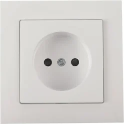 Inbouw Schakelmateriaal|Stopcontacten & Overige Contactdozen > Schneider Electric Schneider Merten System-M Enkel Stopcontact Actief Wit