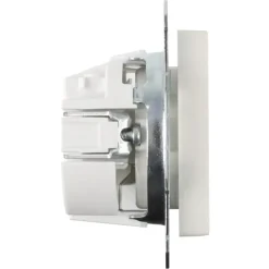 Inbouw Schakelmateriaal|Stopcontacten & Overige Contactdozen > Schneider Electric Schneider Merten System-M Enkel Geaard Stopcontact Polarwit