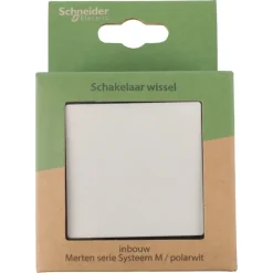 Schakelaars > Schneider Electric Schneider Merten System-M Wisselschakelaar Polarwit