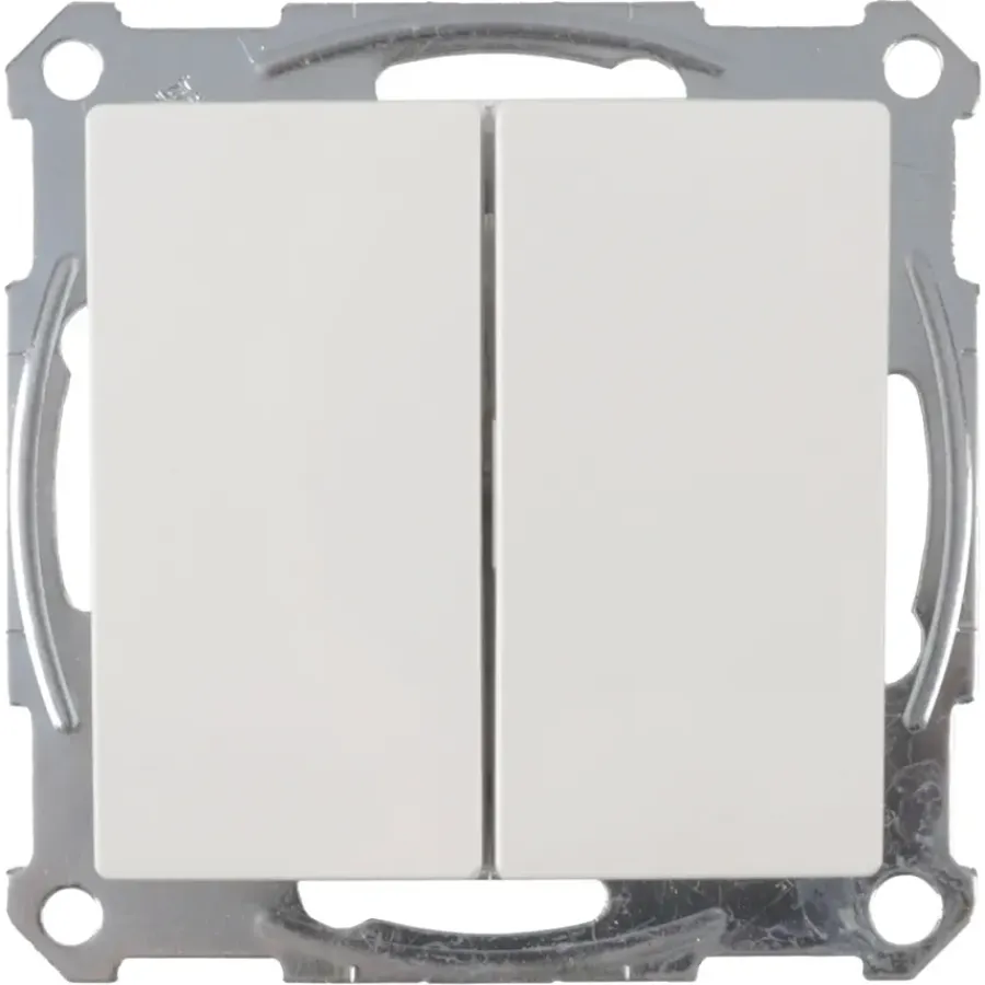 Schakelaars > Schneider Electric Schneider Merten System-M Wissel/ Wisselschakelaar Actief Wit