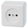 Opbouw Schakelmateriaal|Stopcontacten & Overige Contactdozen > Schneider Electric Schneider Opbouw Wandcontactdoos Enkel Wit