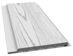 Wandpanelen|Wand- & Plafondplaten > Geen Schroot PVC wit essen 270x10 cm 2,7 m² 10 stuks