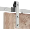 Scharnieren|Schuifdeurbeslag > STARX Schuifdeursysteem industrieel RVS complete set met hangrollen