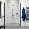 Schuifdeur voor nis Contour Zwart 120x200cm