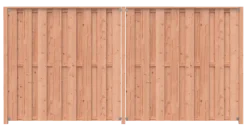 Schutting startpakket Douglas hout 3,8 m lang