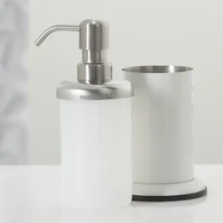 Sealskin Acero zeepdispenser inox wit