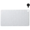 Sealskin antislip badmat Ribb 40x70 cm wit (inclusief zwarte haak)