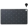 Sealskin antislip badmat Ribb 40x70 cm antraciet (inclusief zwarte haak)