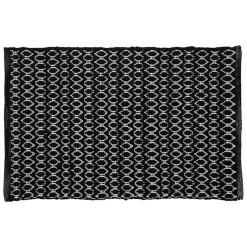 Sealskin badmat boho 60x90cm zwart
