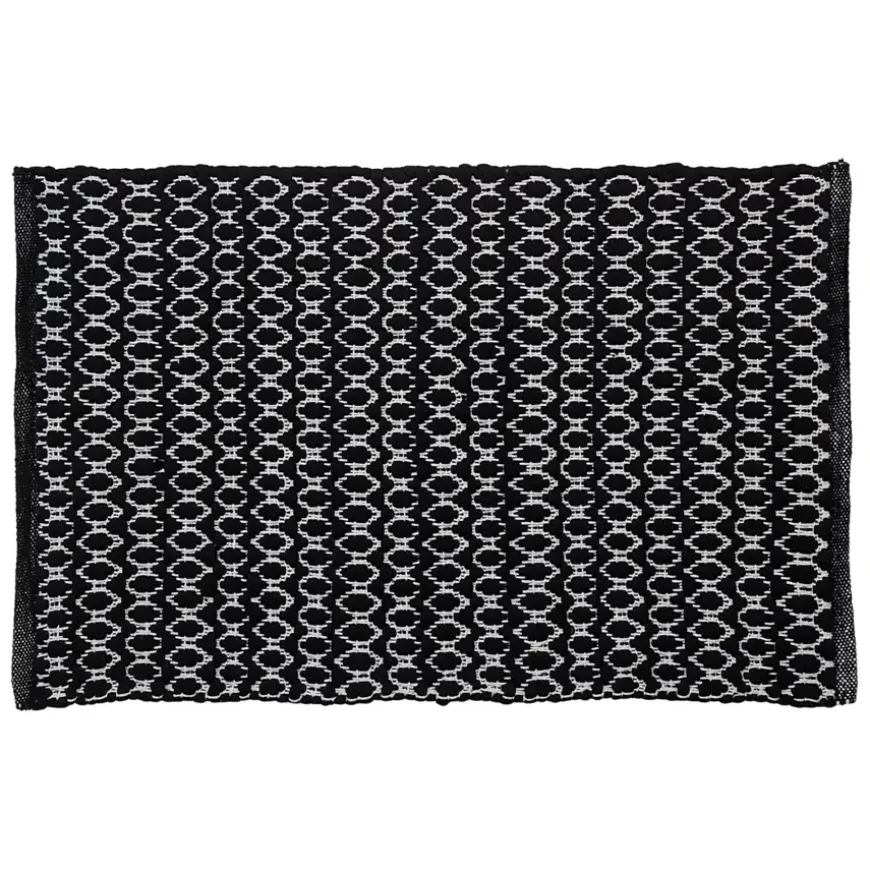 Sealskin badmat boho 60x90cm zwart