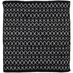 Sealskin badmat boho 60x60cm zwart