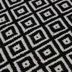 Sealskin badmat trellis 60x60cm zwart