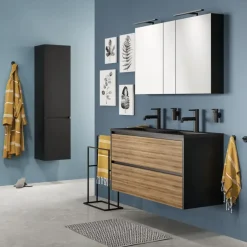 Sealskin Badmat Trellis Zwart 60x90 cm