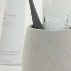 Sealskin Braid beker keramiek lichtgrijs