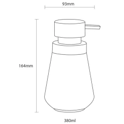 Sealskin Conical Zeepdispenser Porselein Groen