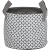Sealskin Diamonds mandje textiel grijs
