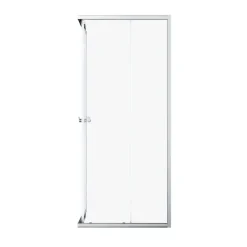 Sealskin douchecabine hoekinstap met schuifdeuren Hooked chroom 90 x 90 x 200 cm