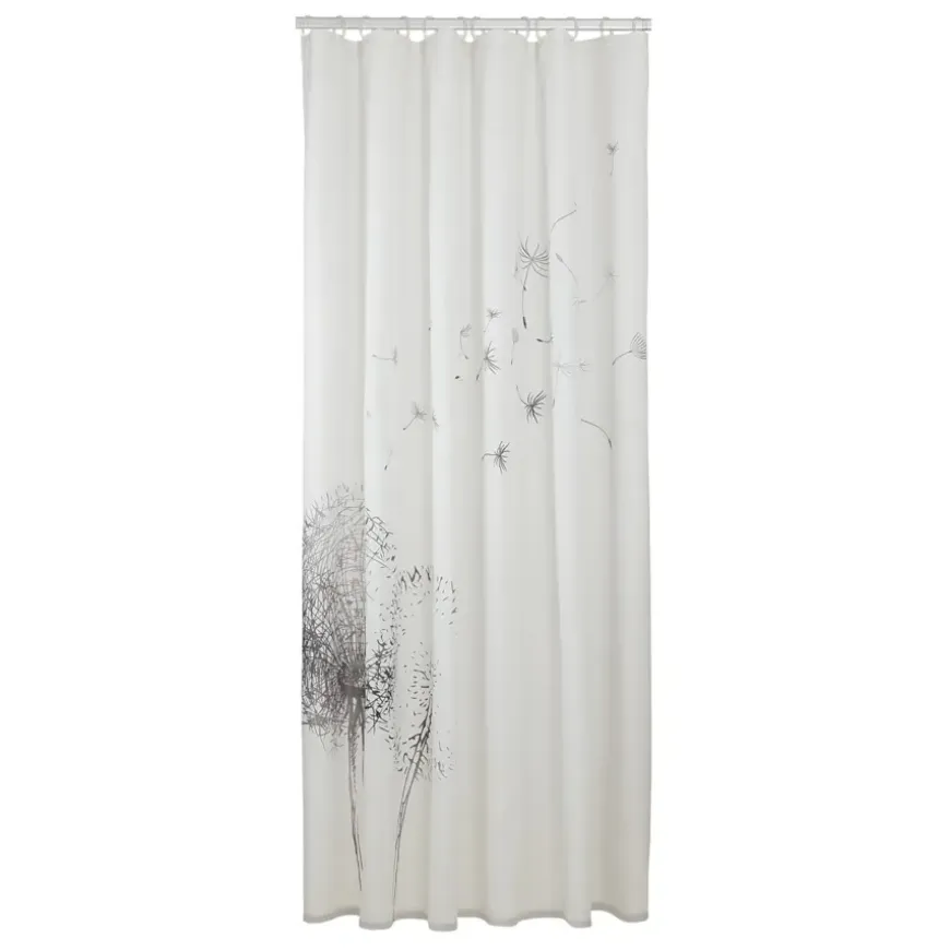 Sealskin douchegordijn flow 180x200cm zwart/wit