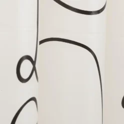 Sealskin douchegordijn mind 180x200cm zwart/wit