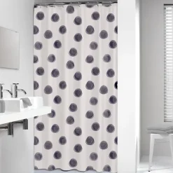 Sealskin douchegordijn mood 180x200cm blauw/wit