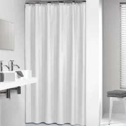 Sealskin Granada douchegordijn wit 120 x 200 cm