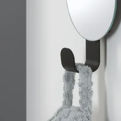 Sealskin Haak Brix Zwart met Spiegel