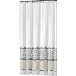 Sealskin Marrakech Douchegordijn Textiel 180x200 cm Zilver