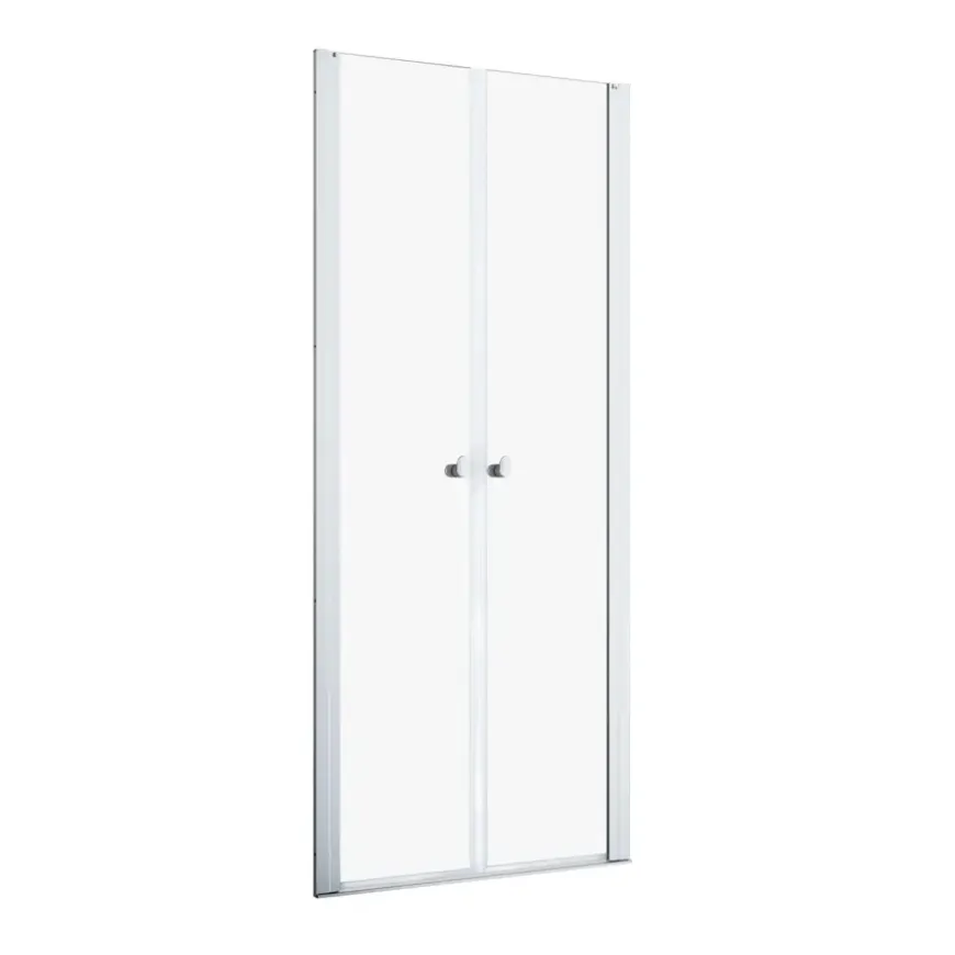 Sealskin pendeldeur voor douche nis chroom 90 x 200 cm