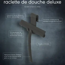 Sealskin raamwisser Deluxe zwart inclusief flexibele glashaak