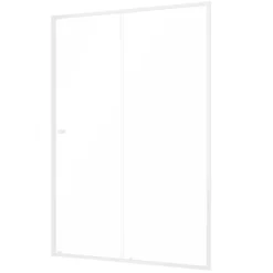 Sealskin schuifdeur voor nis Contour mat wit 120 x 200 cm