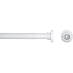 Sealskin Seallux telescopische douchestang wit 125-220 cm Ø28mm